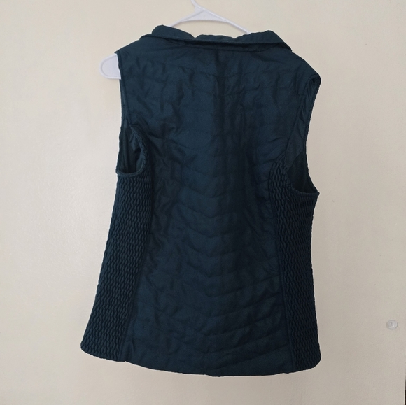 Christopher & Banks Green Quilted Vest - Picture 4 of 4